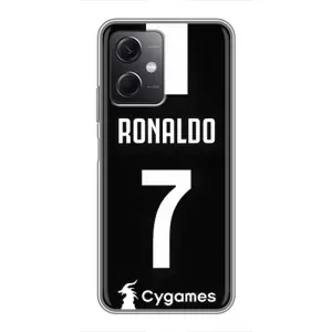 Чехол Криштиану Роналду для Xiaomi Redmi Note 12 (5G) (AlphaPrint) (RONALDO 7)