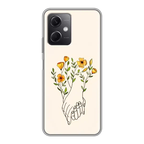 Чехол с принтом «Руки любви» для Xiaomi Redmi Note 12 (5G)