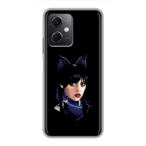 Чехол с принтом «серьезная Уэнздей» для Xiaomi Redmi Note 12 (5G)