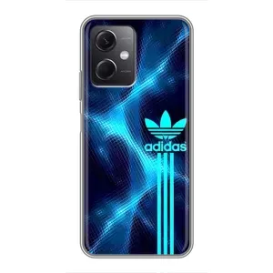 Чехлы Адидас для Xiaomi Redmi Note 12 (5G) (AlphaPrint) (Синий Адидас)