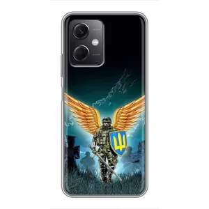 Чехлы с картинкой ЗСУ для Xiaomi Redmi Note 12 (5G) (AlphaPrint) (Солдат ЗСУ)