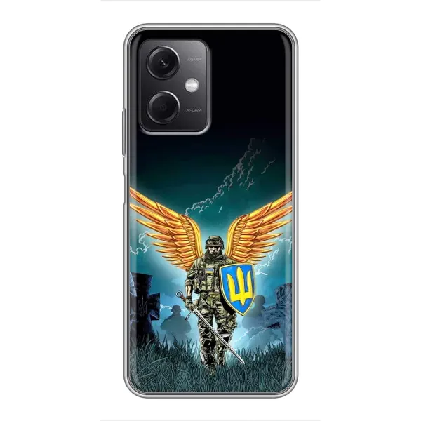 Чехол с принтом «Солдат ЗСУ» для Xiaomi Redmi Note 12 (5G)