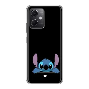 Чехол с принтом Стич на Xiaomi Redmi Note 12 (5G) (Стич на черном)