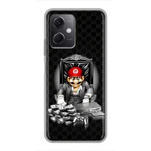 Чехлы с крутыми принтами для Xiaomi Redmi Note 12 (5G) - (PREMIUMPrint) (Супер Марио)