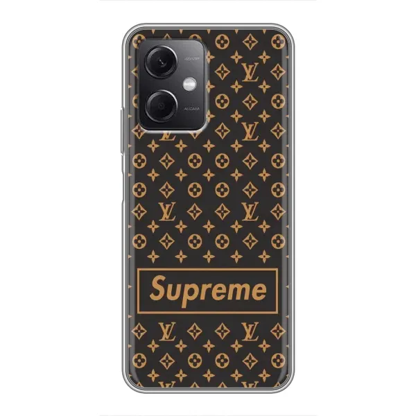 Чохол з принтом «Supreme LV» для Xiaomi Redmi Note 12 (5G)