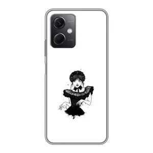 Чехлы Венсдей на Xiaomi Redmi Note 12 (5G) Уэнсдей (AlphaPrint) (танец Уэнздей)