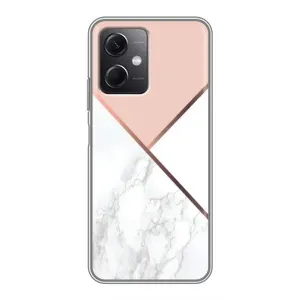 Мраморный чехол на Xiaomi Redmi Note 12 (5G) (VPrint) (Тройной мрамор)