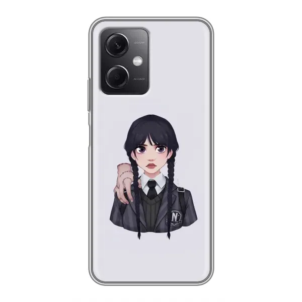 Чехол с принтом «Уэнздей и Вещь» для Xiaomi Redmi Note 12 (5G)