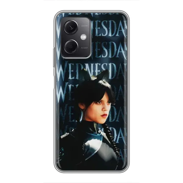 Чехол с принтом «Уэнздей кошка» для Xiaomi Redmi Note 12 (5G)