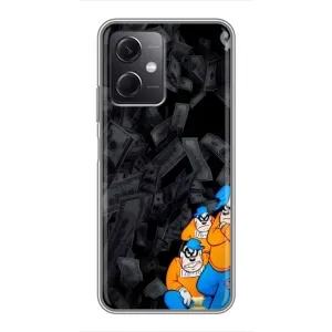 Чехлы с крутыми принтами для Xiaomi Redmi Note 12 (5G) - (PREMIUMPrint) (Воры)