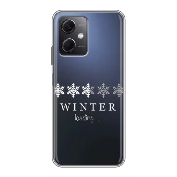 Чехол с принтом «Winter loading» для Xiaomi Redmi Note 12 (5G)