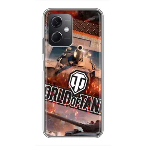 Чехлы с тематикой Киберспорт для Xiaomi Redmi Note 12 (5G) (VPrint) (World of Tanks)
