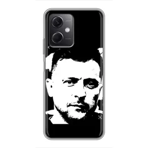 Чехол для Xiaomi Redmi Note 12 (5G) (AlphaPrint - с принтом Зеленского) (Зеленский АРТ)