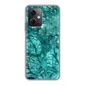 Мраморный чехол на Xiaomi Redmi Note 12 (5G) (VPrint) (Зеленый мрамор)