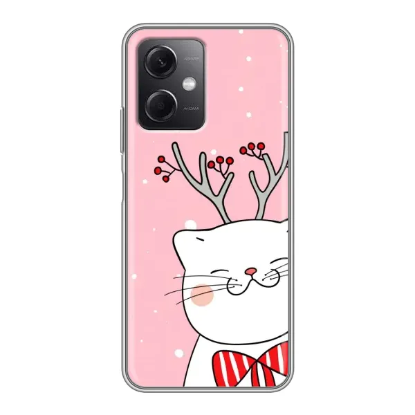 Чехол с принтом «Зимний кот» для Xiaomi Redmi Note 12 (5G)