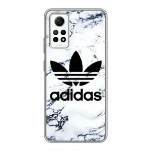 Чохли Адидас для Xiaomi Redmi Note 12 Pro (4g) (AlphaPrint) (Адідас на мраморі)