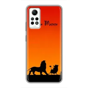 Чохол Король лев на Сяомі Редмі Нот 12 Про (4g) (Акуна Матата закат)