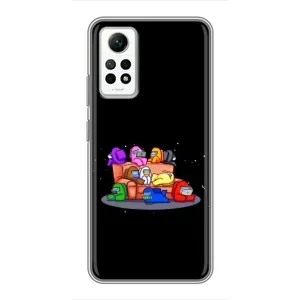 Чехол Амонг Ас для Xiaomi Redmi Note 12 Pro (4g) (AlphaPrint) (Амонг-ас)
