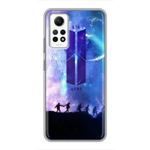 Чохли BTS для Xiaomi Redmi Note 12 Pro (4g) (AlphaPrint) (Army BTS)