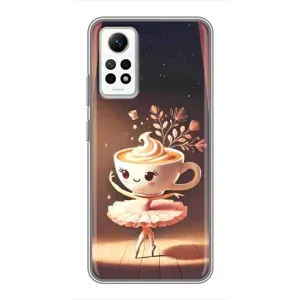 Чохол з мемом Тралалело тралала на Xiaomi Redmi Note 12 Pro (4g) (Балерина капучина)