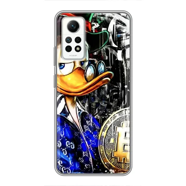 Чехол с принтом «Биткойн Скрудж» для Xiaomi Redmi Note 12 Pro (4g)
