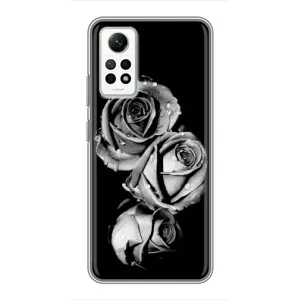Чохол з картинкою (Стильні) Сяомі Редмі Нот 12 Про (4g) - (AlphaPrint) (Чорна троянда)