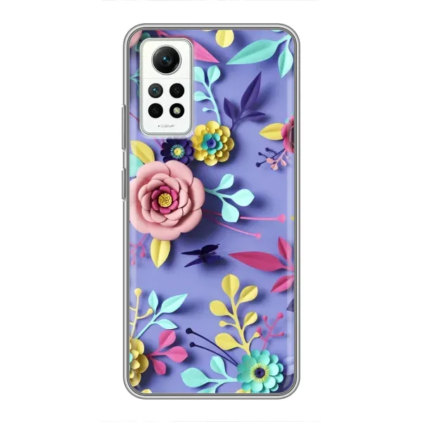 Чехол с принтом «Цветочный дизайн» для Xiaomi Redmi Note 12 Pro (4g)