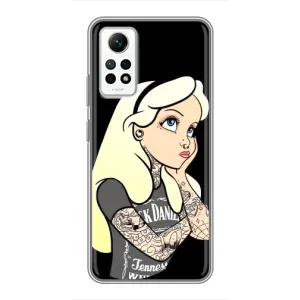 Чохол з друком для Xiaomi Redmi Note 12 Pro (4g) - (Мода) (AlphaPrint) (Дівчина в тату)
