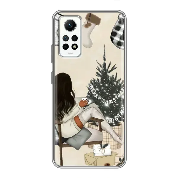 Чохол з принтом «Дівчина з ялинкою» для Xiaomi Redmi Note 12 Pro (4g)