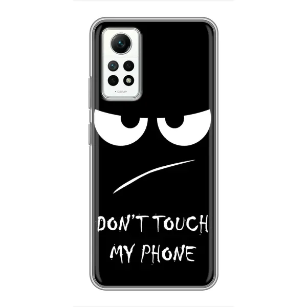Чехол с принтом «Dont Touch» для Xiaomi Redmi Note 12 Pro (4g)