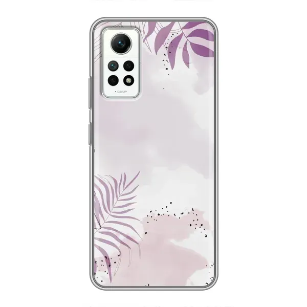 Чехол с принтом «Фиолетовые листья» для Xiaomi Redmi Note 12 Pro (4g)