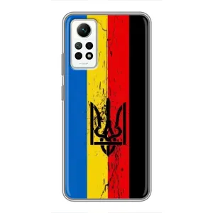 Украинские Чехлы для Xiaomi Redmi Note 12 Pro (4g) с картинкой УПА (AlphaPrint) (Прапор УПА)