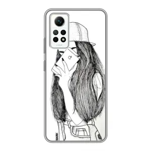 Чохол з друком для Xiaomi Redmi Note 12 Pro (4g) - (Мода) (AlphaPrint) (Фото дівчини)