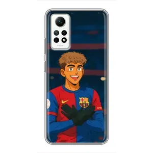 Чехол с футболистом Ламин Ямаль Xiaomi Redmi Note 12 Pro (4g) (Футболист Ямаль)