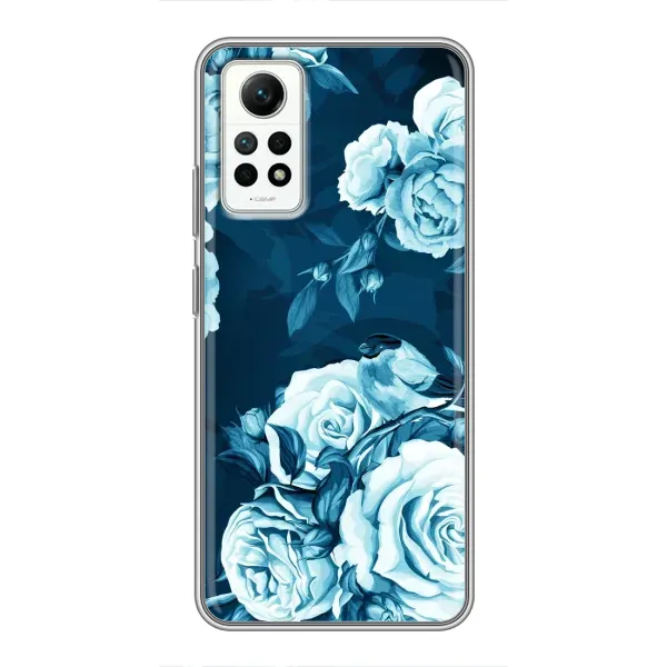 Чехол с принтом «Голубые Бутоны» для Xiaomi Redmi Note 12 Pro (4g)