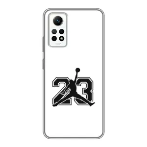 Чехлы для Xiaomi Redmi Note 12 Pro (4g) - с картинкой JORDAN (AlphaPrint) (Jordan 23)