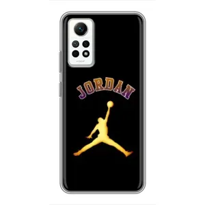 Чехлы для Xiaomi Redmi Note 12 Pro (4g) - с картинкой JORDAN (AlphaPrint) (Jordan Gold)