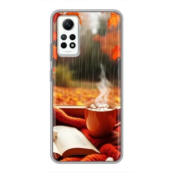 Чехол с принтом «Кофе и дождь» для Xiaomi Redmi Note 12 Pro (4g)