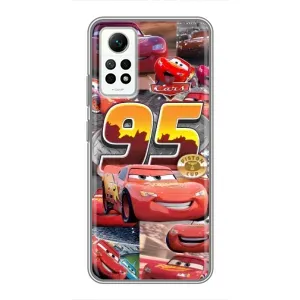 Силіконовий чохол Маквін для Xiaomi Redmi Note 12 Pro (4g) (Колаж Блискавка Маквін)