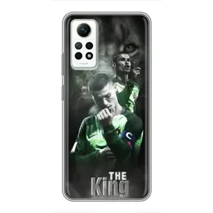 Чехол Криштиану Роналду для Xiaomi Redmi Note 12 Pro (4g) (AlphaPrint) (Криштиано Лев)
