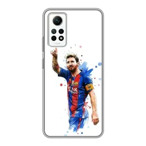 Чехлы Месси для Xiaomi Redmi Note 12 Pro (4g) (AlphaPrint) (Лео Месси)