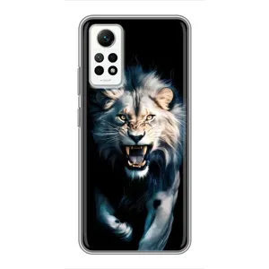 Чохол з картинкою 'Хижаки' для Xiaomi Redmi Note 12 Pro (4g) (Лев у темряві)