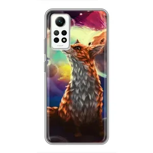 Чохли з картинкою Лисичка для Xiaomi Redmi Note 12 Pro (4g) (VPrint) (Лисичка в космосі)