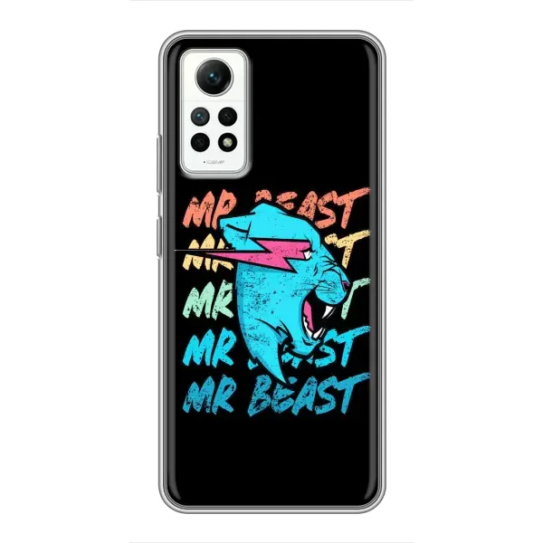 Чохол з принтом «logo Mr beast» для Xiaomi Redmi Note 12 Pro (4g)