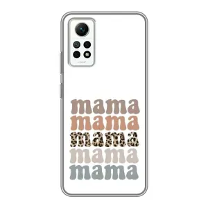 Чохли для мами на Xiaomi Redmi Note 12 Pro (4g) (Текстовий колаж мама)