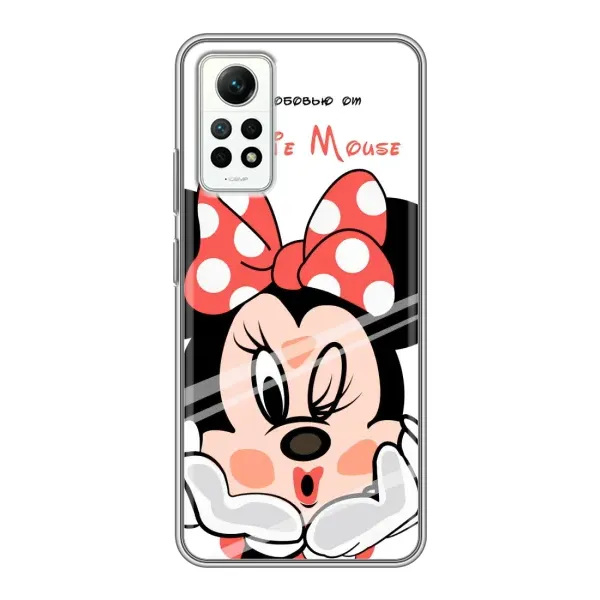 Чехол с принтом «Маус Минни» для Xiaomi Redmi Note 12 Pro (4g)