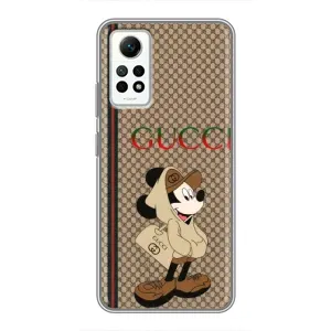 Чохли  GUCCI для Сяомі Редмі Нот 12 Про (4g) (AlphaPrint) (Mickey GUCCI)