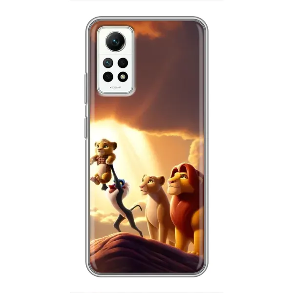 Чехол с принтом «Симба на презентации» для Xiaomi Redmi Note 12 Pro (4g)