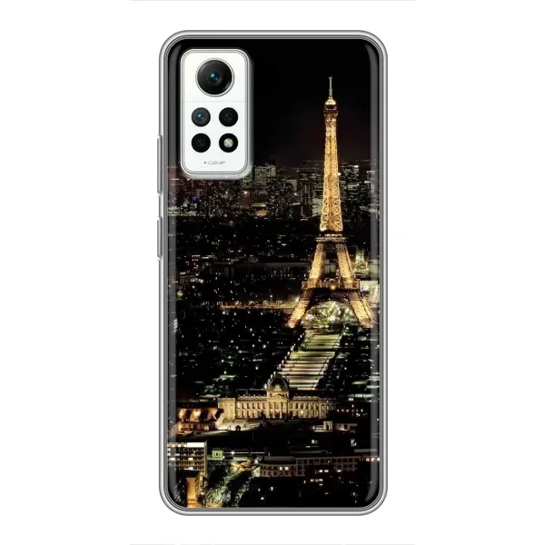 Чехол с принтом «Ночной Париж» для Xiaomi Redmi Note 12 Pro (4g)