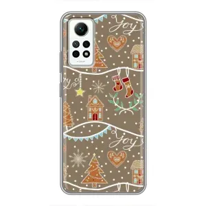 Новорічні, Святкові Чохли для Xiaomi Redmi Note 12 Pro (4g) - 2024 год (Новорічні пряники)